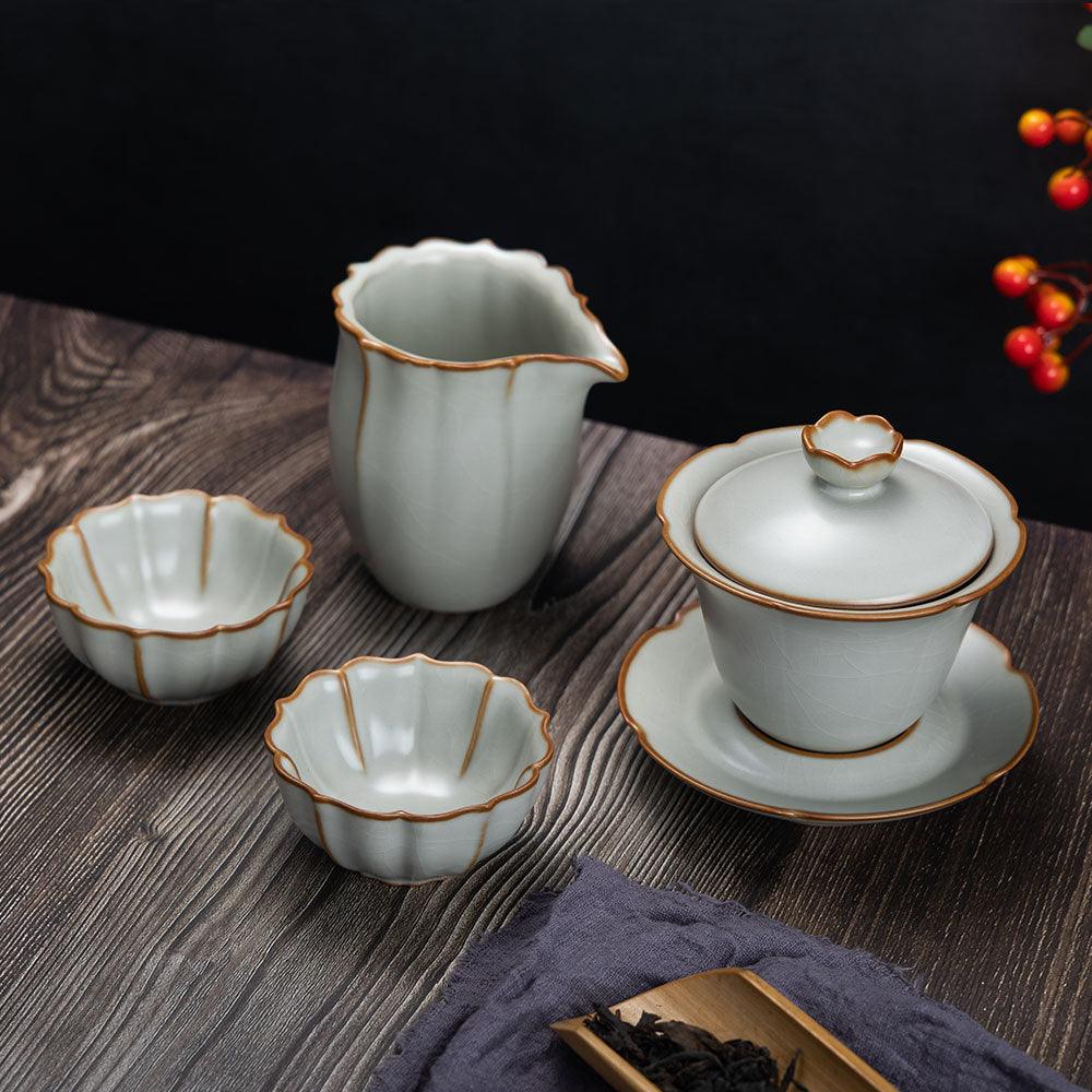 Ru Ware-Sun Flower Tasting Cup - Lapsangstore