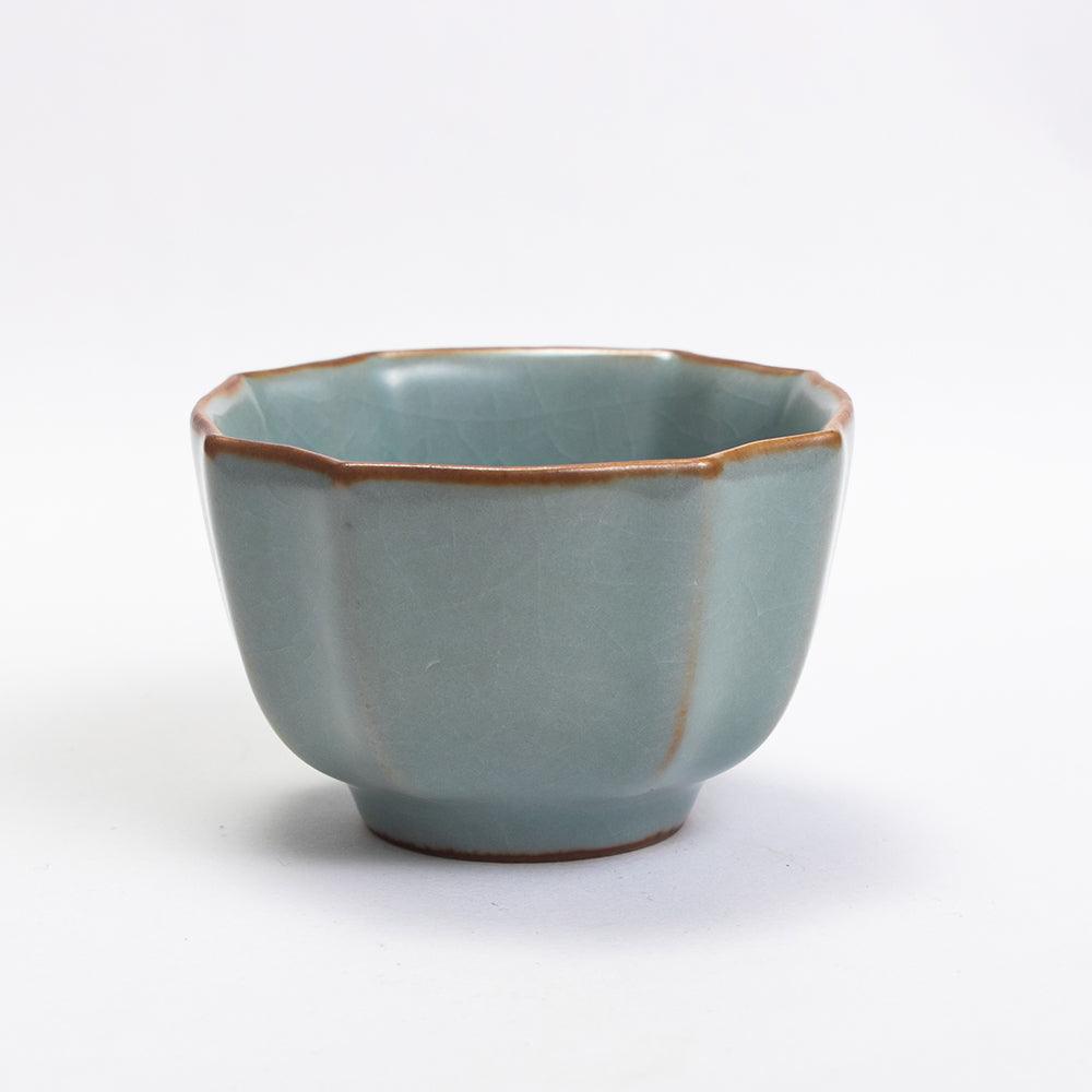 Ru Ware Tea Set-2 Tasting Cups+1 Gongdao+1 Gaiwan - Lapsangstore