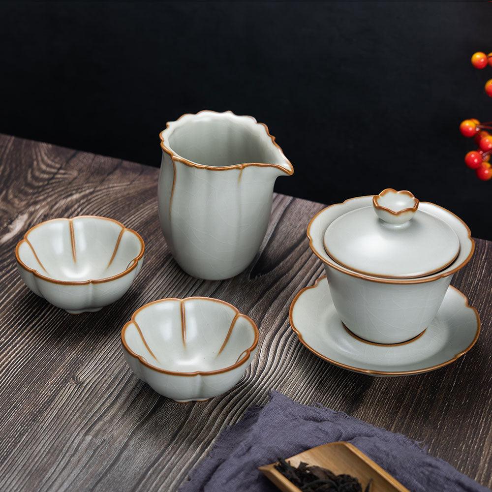 Ru Ware-Plum Blossom Tasting Cup - Lapsangstore