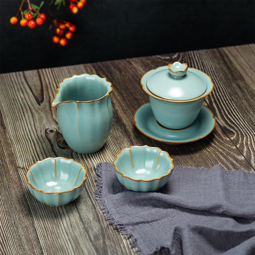 Ru Ware-Sun Flower Tasting Cup - Lapsangstore