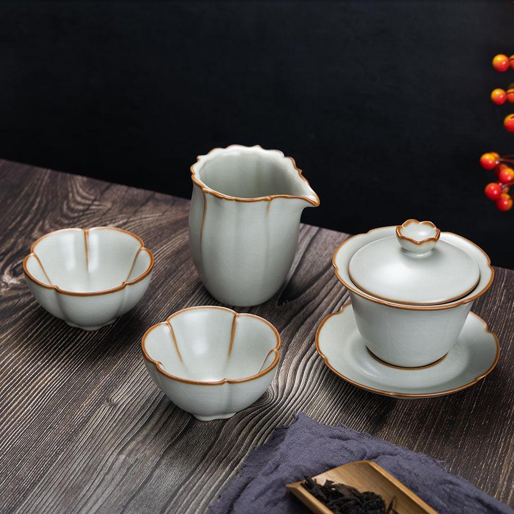 Ru Ware-Cherry Blossom Tasting Cup - Lapsangstore