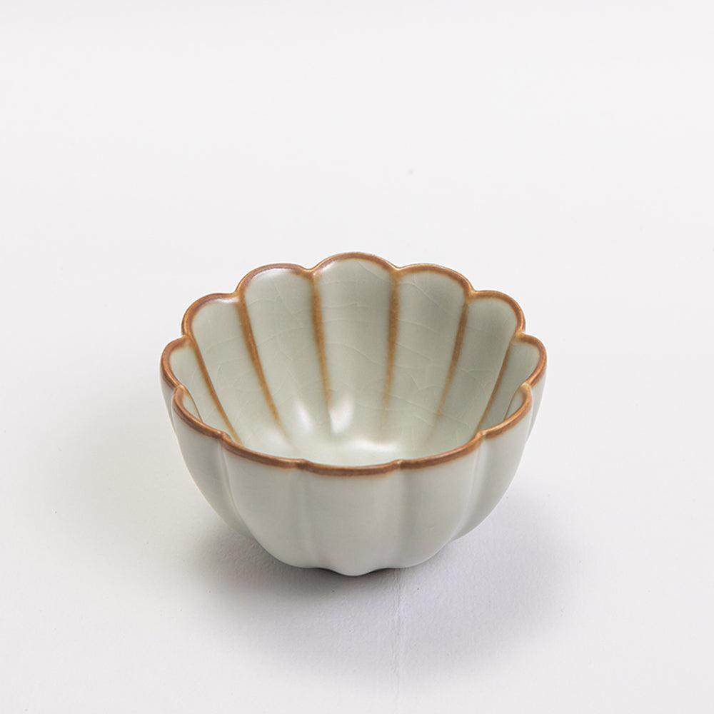 Ru Ware Tea Set-2 Tasting Cups+1 Gongdao+1 Gaiwan - Lapsangstore