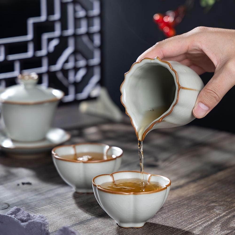 Ru Ware-Cherry Blossom Tasting Cup - Lapsangstore