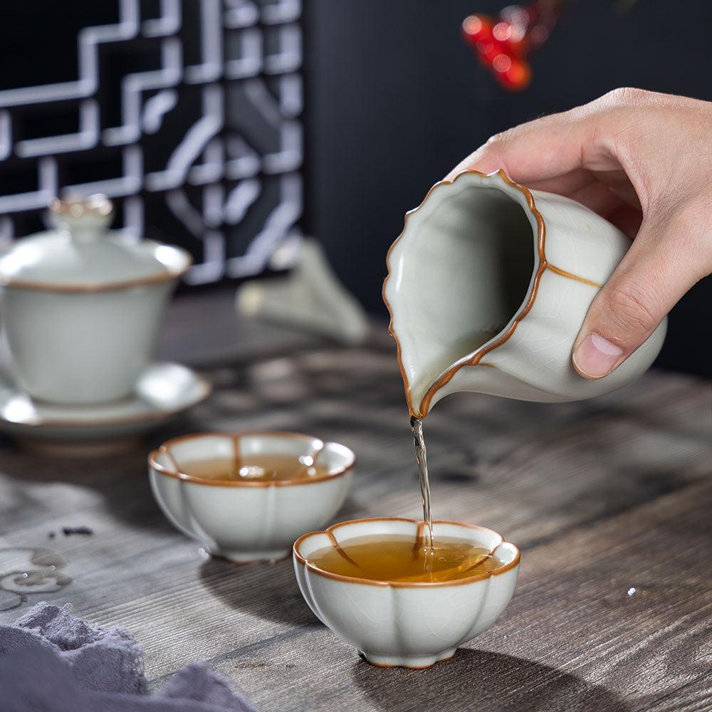 Ru Ware-Plum Blossom Tasting Cup - Lapsangstore