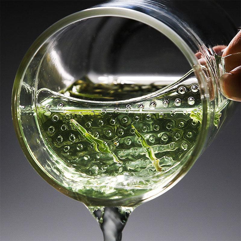 Crescent moon green tea cup with grip 400ml - Lapsangstore