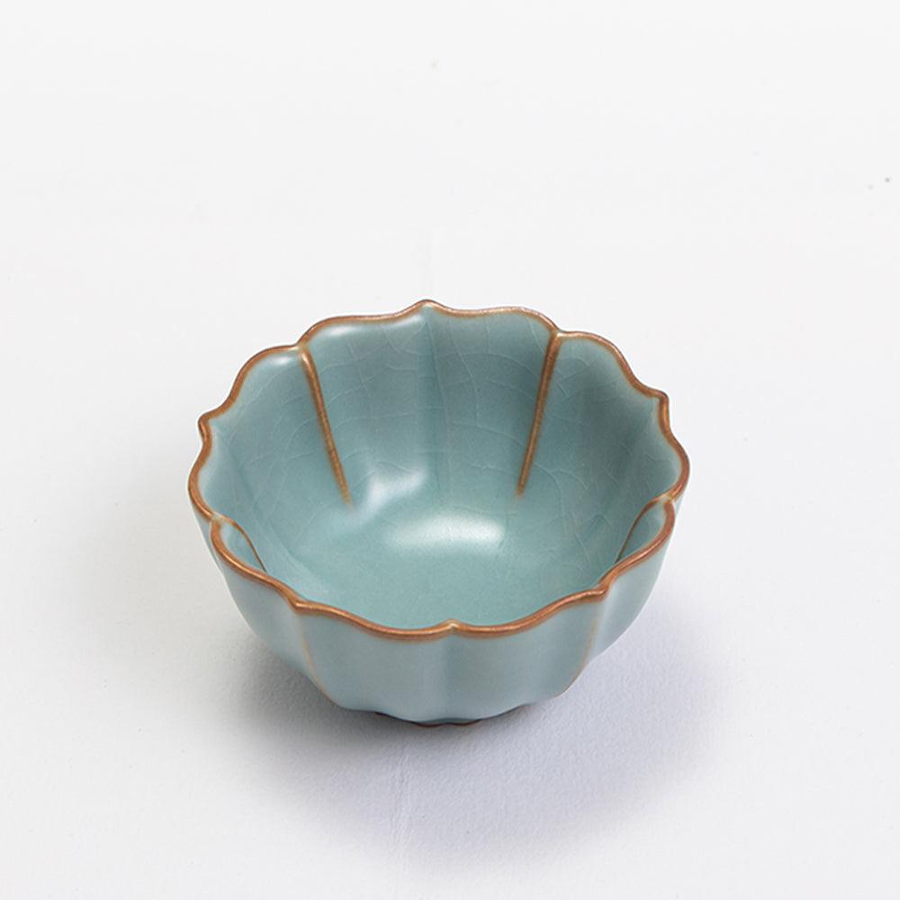 Ru Ware Tea Set-2 Tasting Cups+1 Gongdao+1 Gaiwan - Lapsangstore