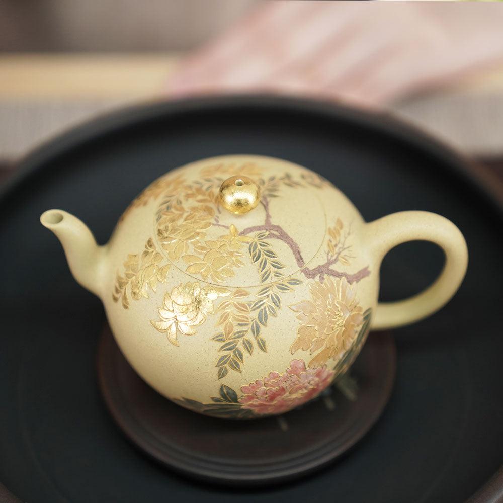 「ZhangYe（张烨）」YiXing宜兴 ZiSha-Pot MeiRenJian-Pot美人肩壶 - Lapsangstore