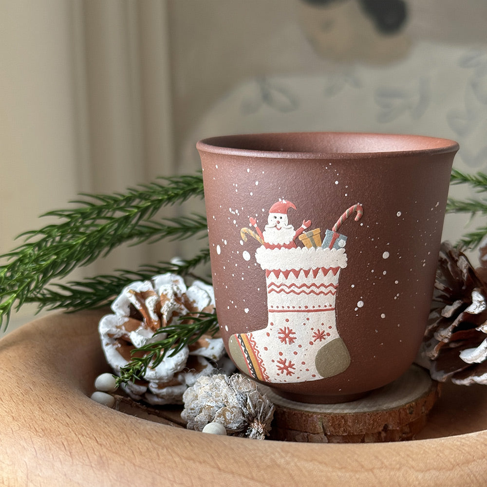 Yixing宜兴 Purple Clay 圣诞杯 Christmas Cup🎄🎁