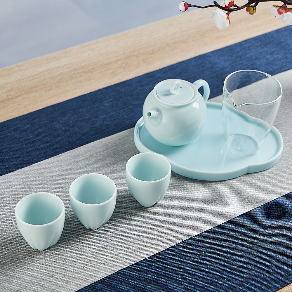Malus Spectabilis on the Moon月上海棠 Tea Set Gift Box[TS21]