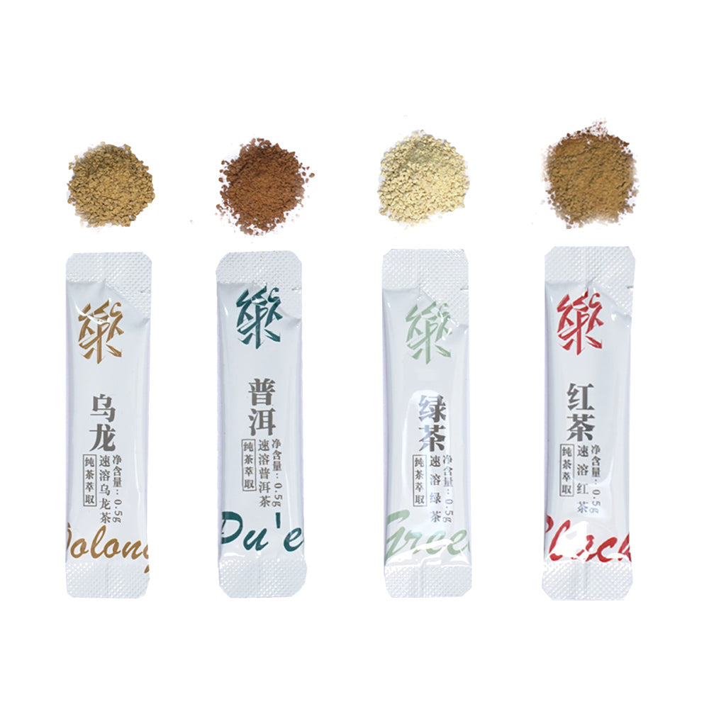 Instant Tea Powder $0.4 Per Cup Black Green Oolong Pu'er Tea 0.5g*80 - Lapsangstore