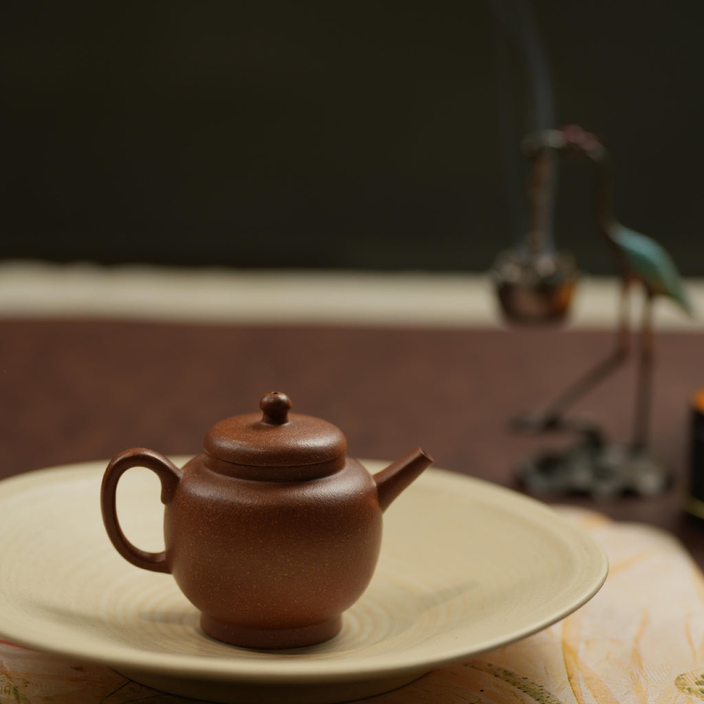 YiXing ZiSha Slope Mud GongDeng Pot 降坡泥宫灯壶 120ml[ZS15]