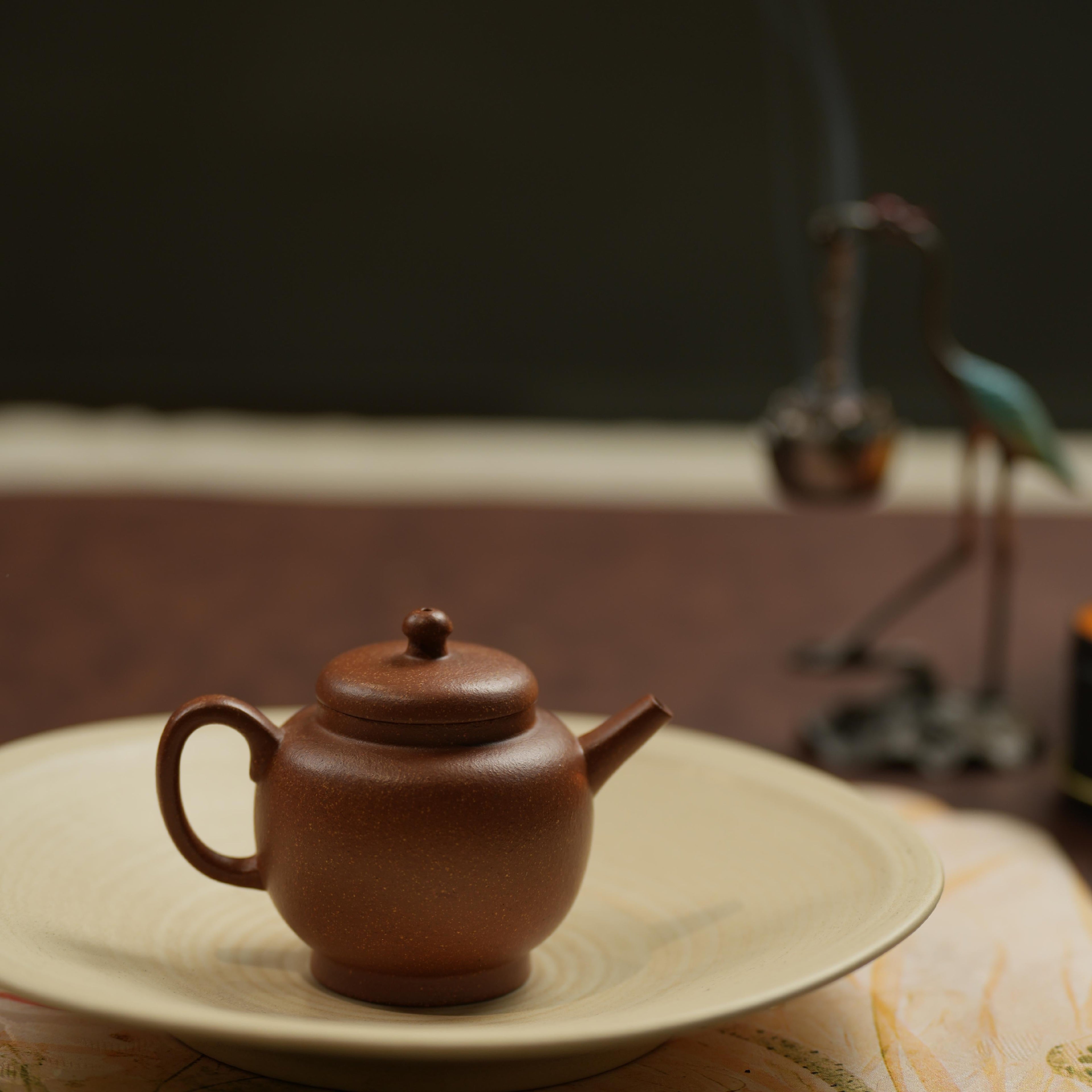 YiXing ZiSha Slope Mud GongDeng Pot 降坡泥宫灯壶 120ml[ZS15]