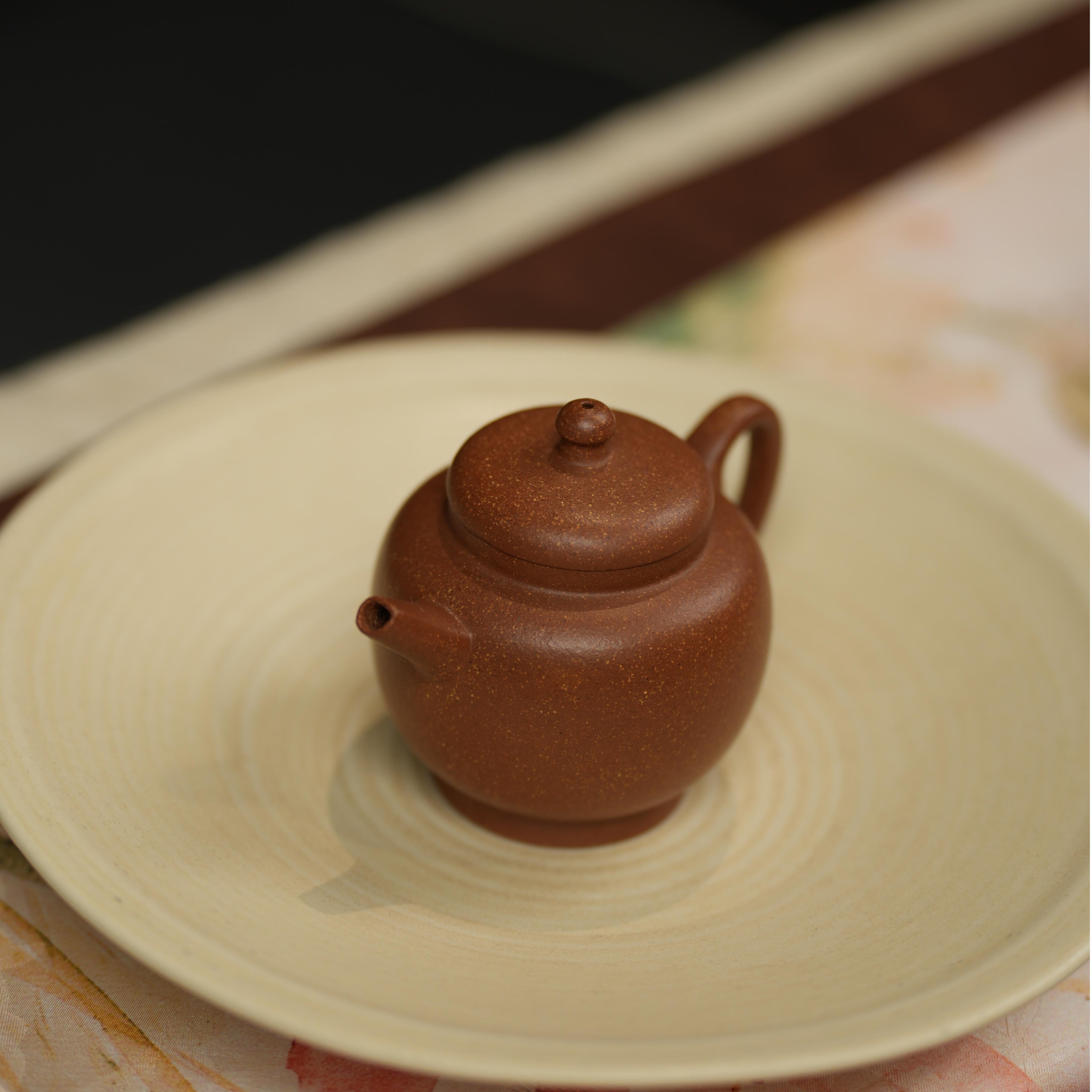 YiXing ZiSha Slope Mud GongDeng Pot 降坡泥宫灯壶 120ml[ZS15]