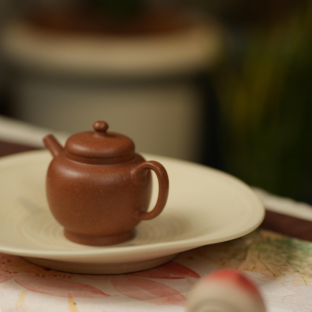 YiXing ZiSha Slope Mud GongDeng Pot 降坡泥宫灯壶 120ml[ZS15]