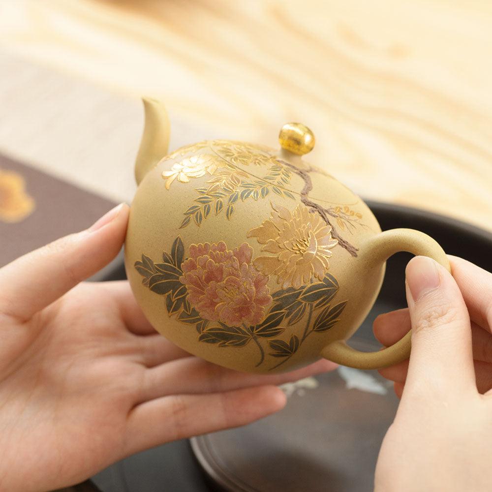 「ZhangYe（张烨）」YiXing宜兴 ZiSha-Pot MeiRenJian-Pot美人肩壶 - Lapsangstore