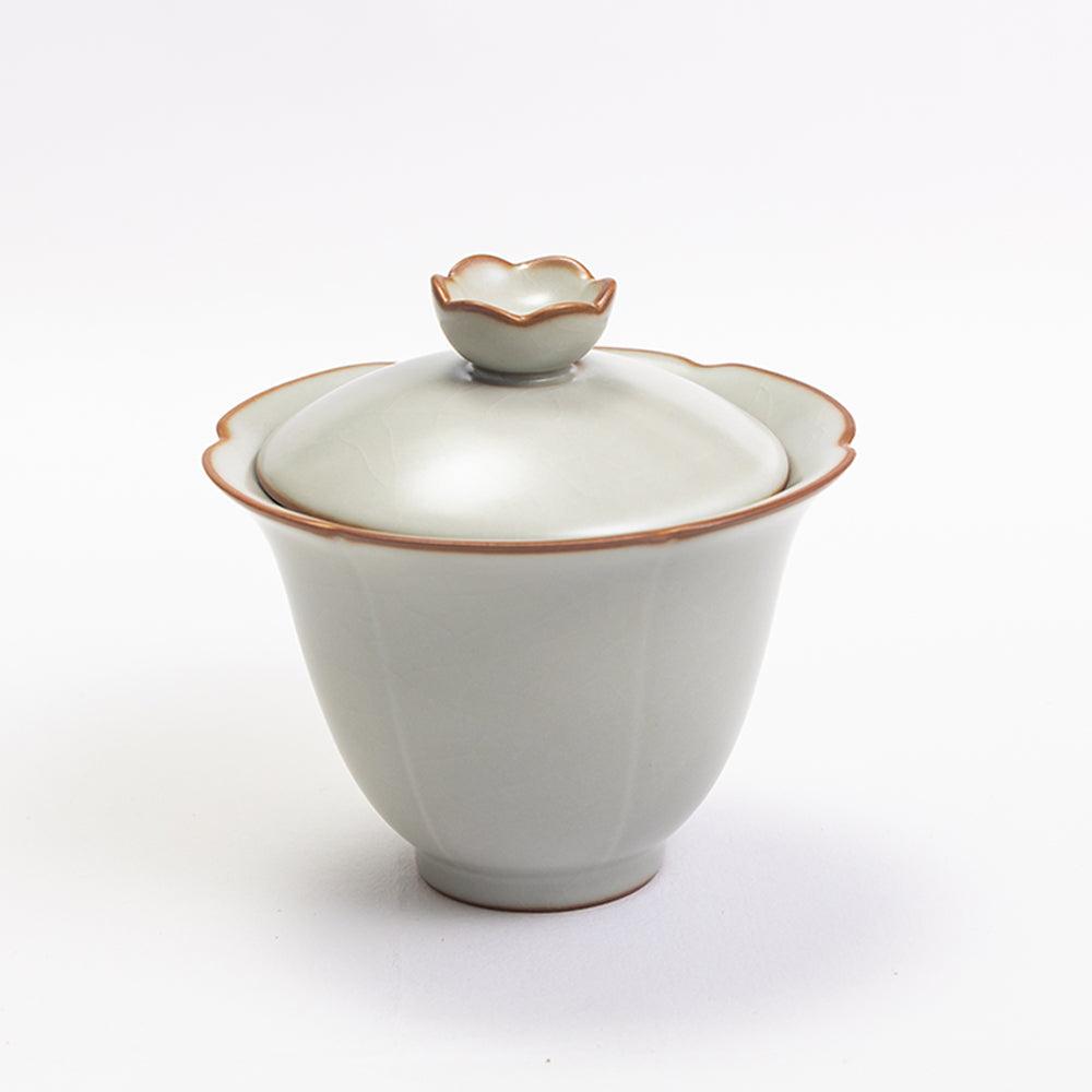 Ru Ware Tea Set-2 Tasting Cups+1 Gongdao+1 Gaiwan - Lapsangstore