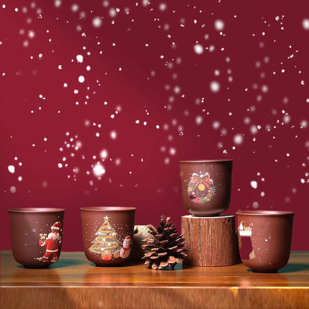 Yixing宜兴 Purple Clay 圣诞杯 Christmas Cup🎄🎁