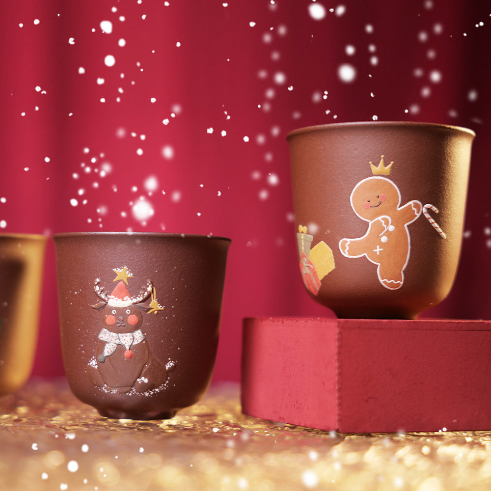 Yixing宜兴 Purple Clay 圣诞杯 Christmas Cup🎄🎁