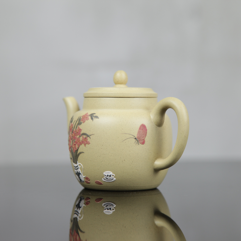YiXing ZiSha Benshan Duan Clay Palace Lantern Pot本山段泥宫灯壶[ZS67]
