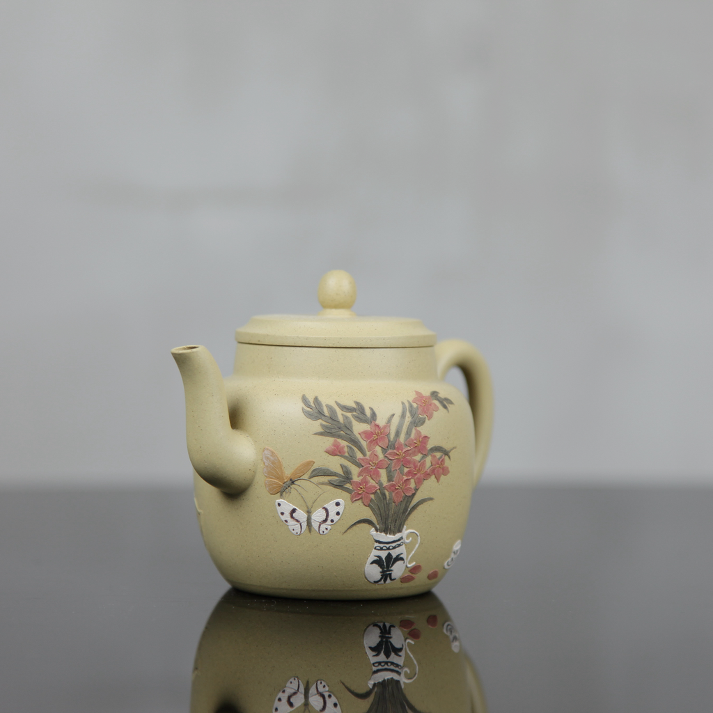YiXing ZiSha Benshan Duan Clay Palace Lantern Pot本山段泥宫灯壶[ZS67]