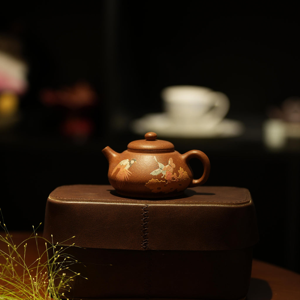 YiXing ZiSha Amazing Beauty惊鸿 Small Shipiao Pot小石瓢壶130ml[ZS79]