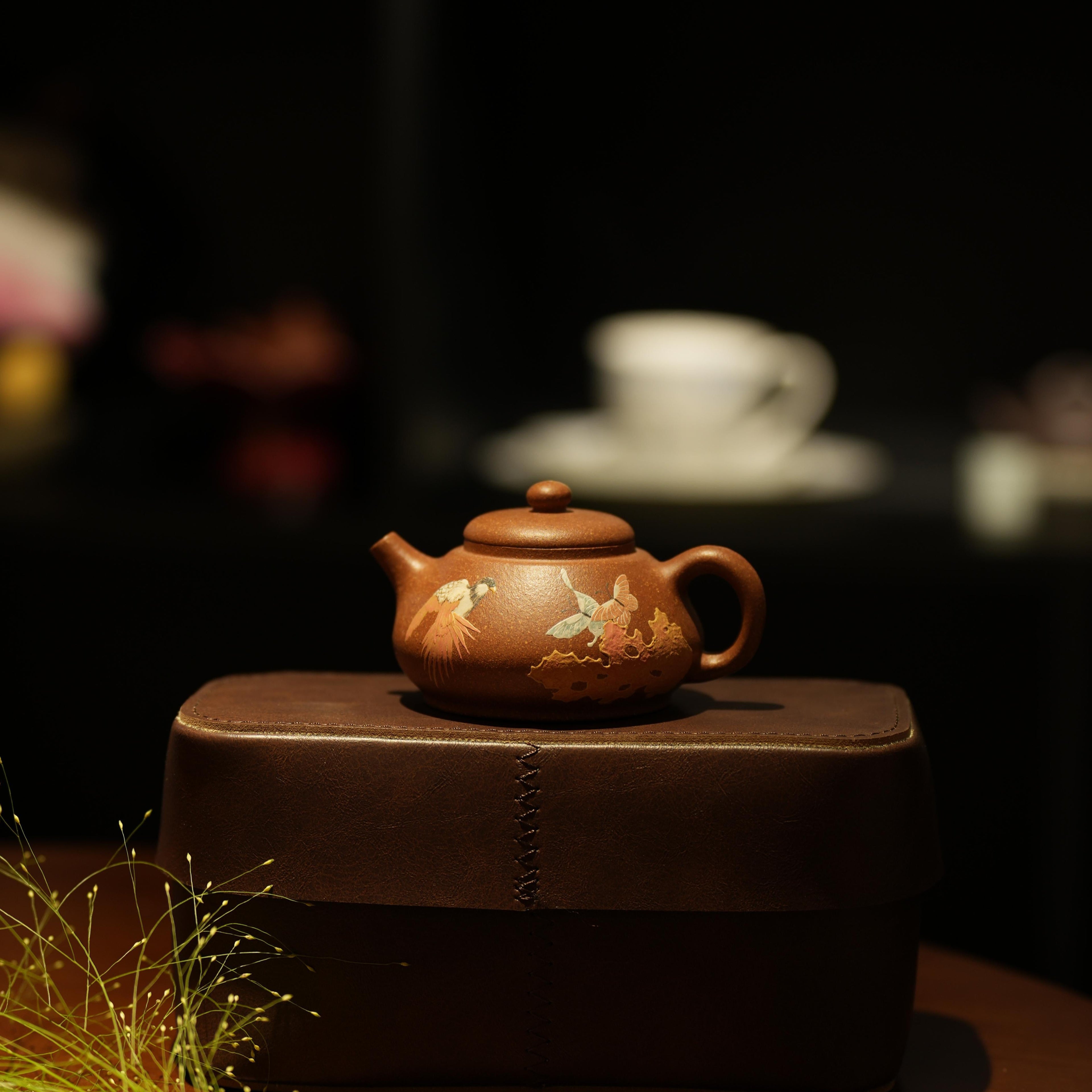YiXing ZiSha Amazing Beauty惊鸿 Small Shipiao Pot小石瓢壶130ml[ZS79]