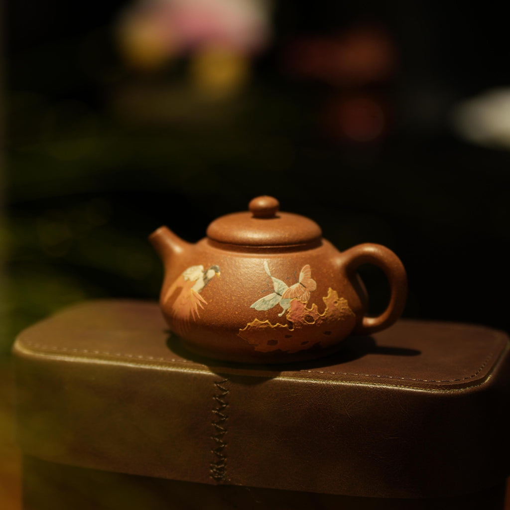 YiXing ZiSha Amazing Beauty惊鸿 Small Shipiao Pot小石瓢壶130ml[ZS79]