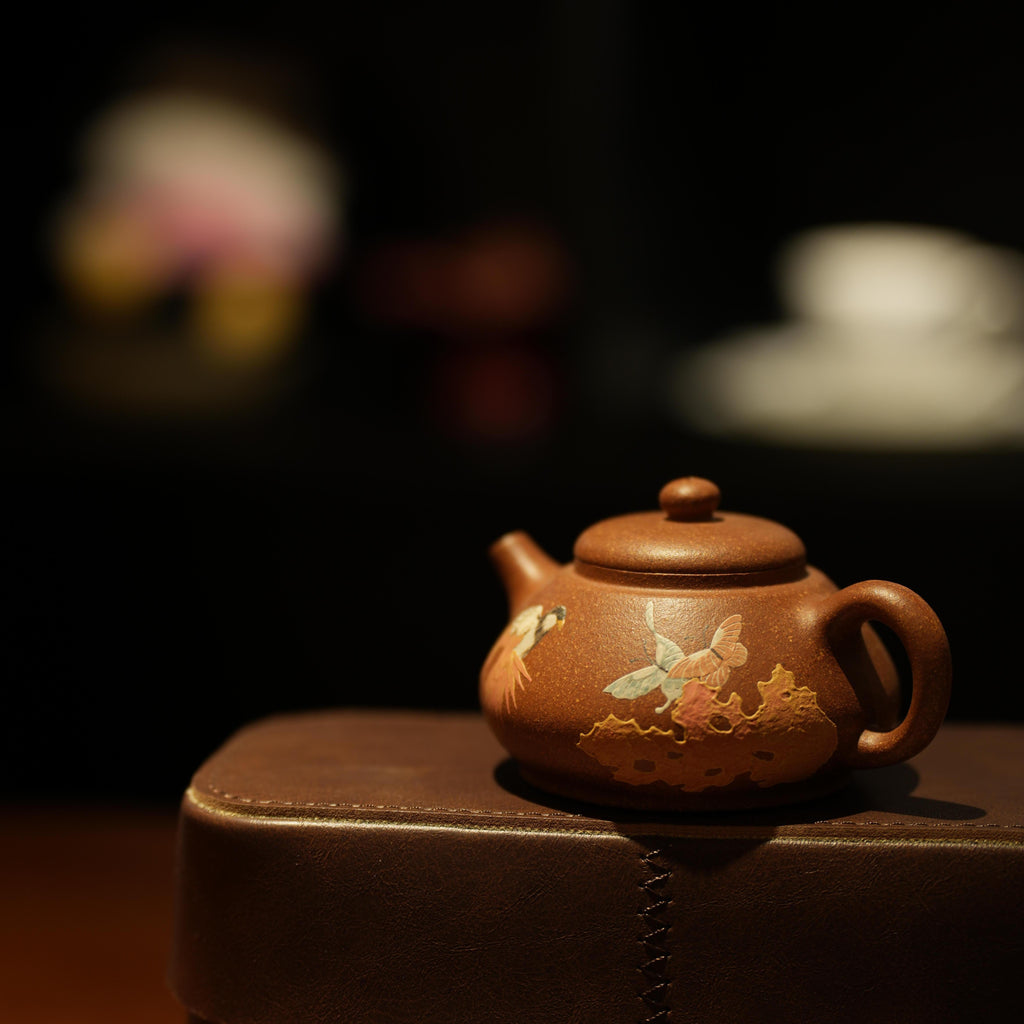 YiXing ZiSha Amazing Beauty惊鸿 Small Shipiao Pot小石瓢壶130ml[ZS79]
