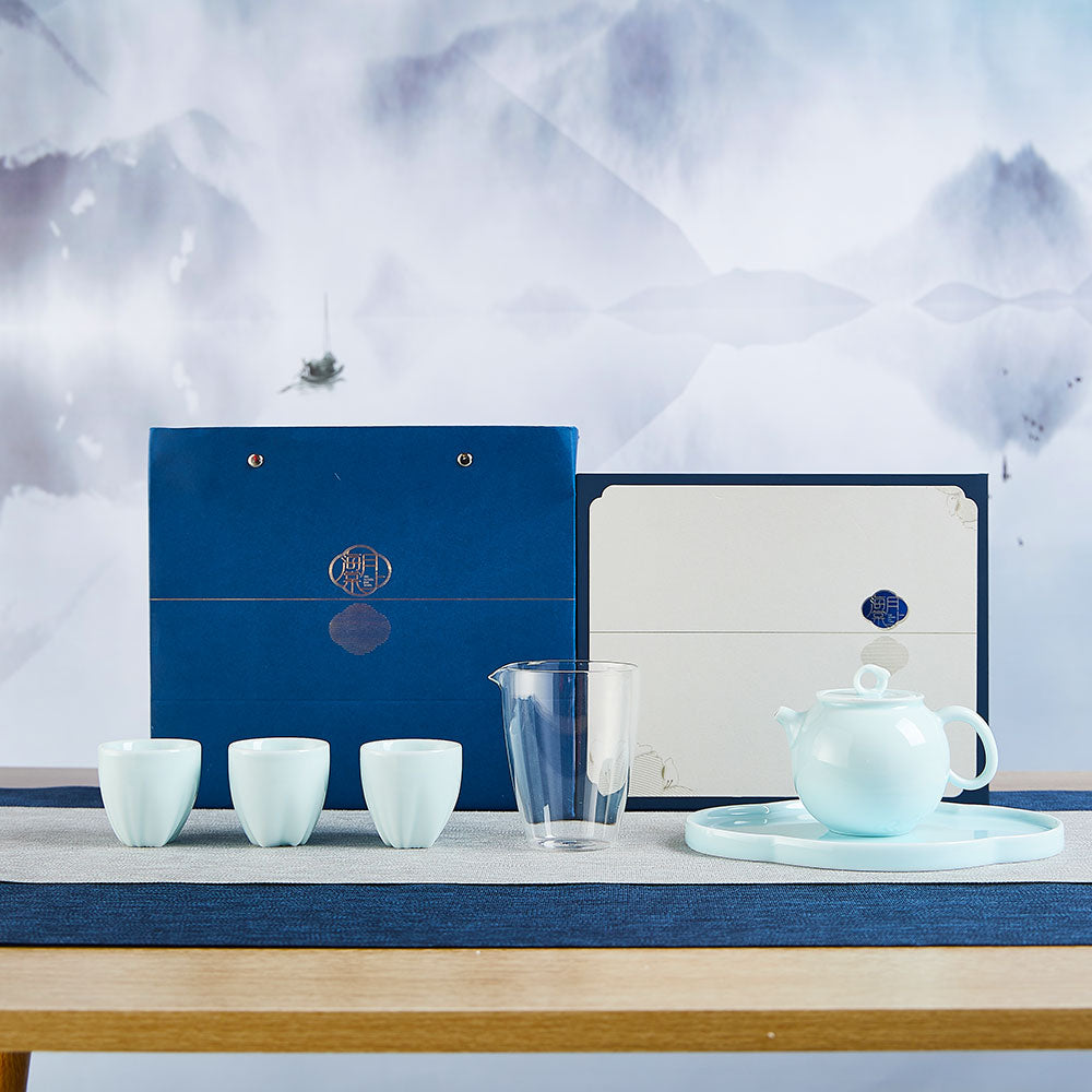 Malus Spectabilis on the Moon月上海棠 Tea Set Gift Box[TS21]