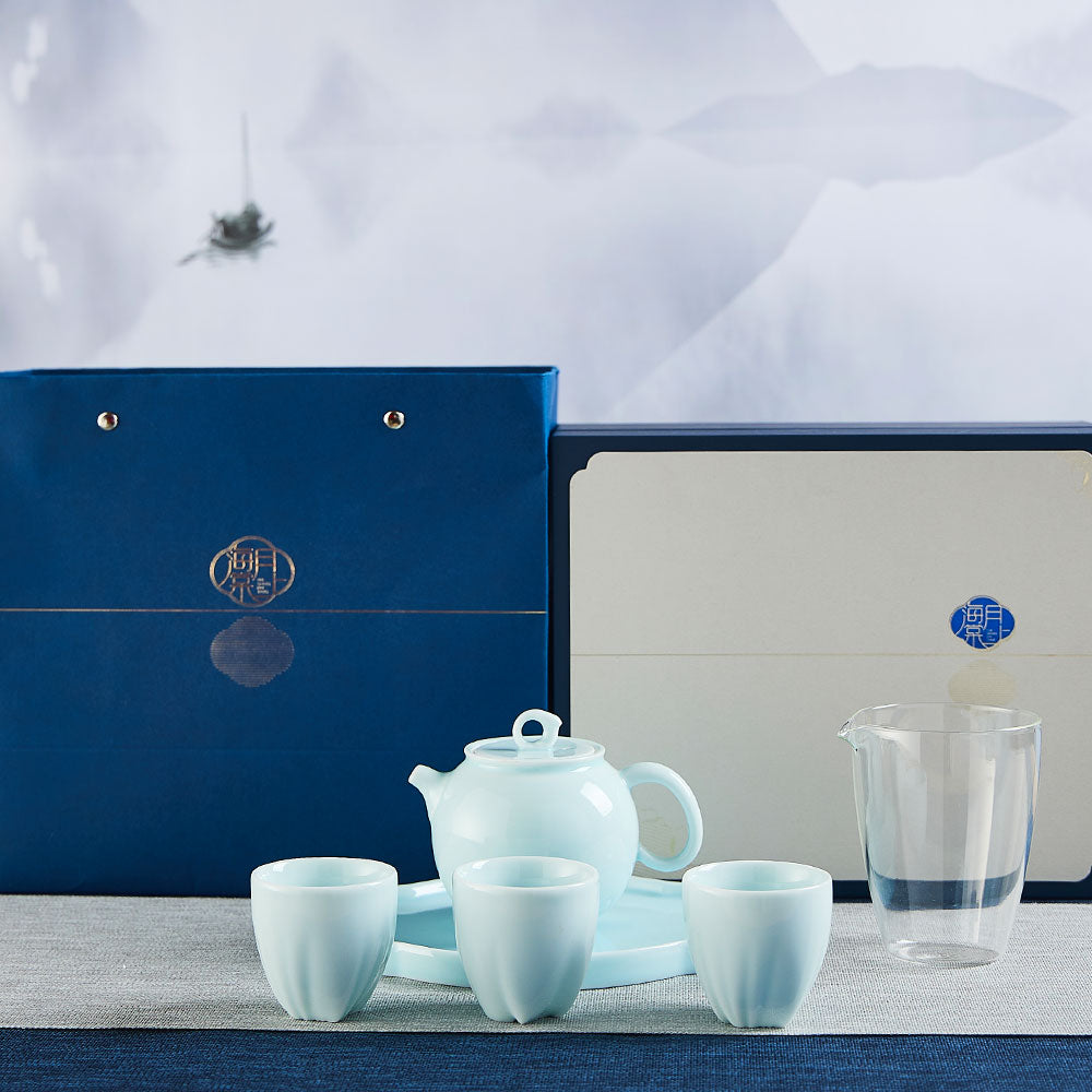 Malus Spectabilis on the Moon月上海棠 Tea Set Gift Box[TS21]