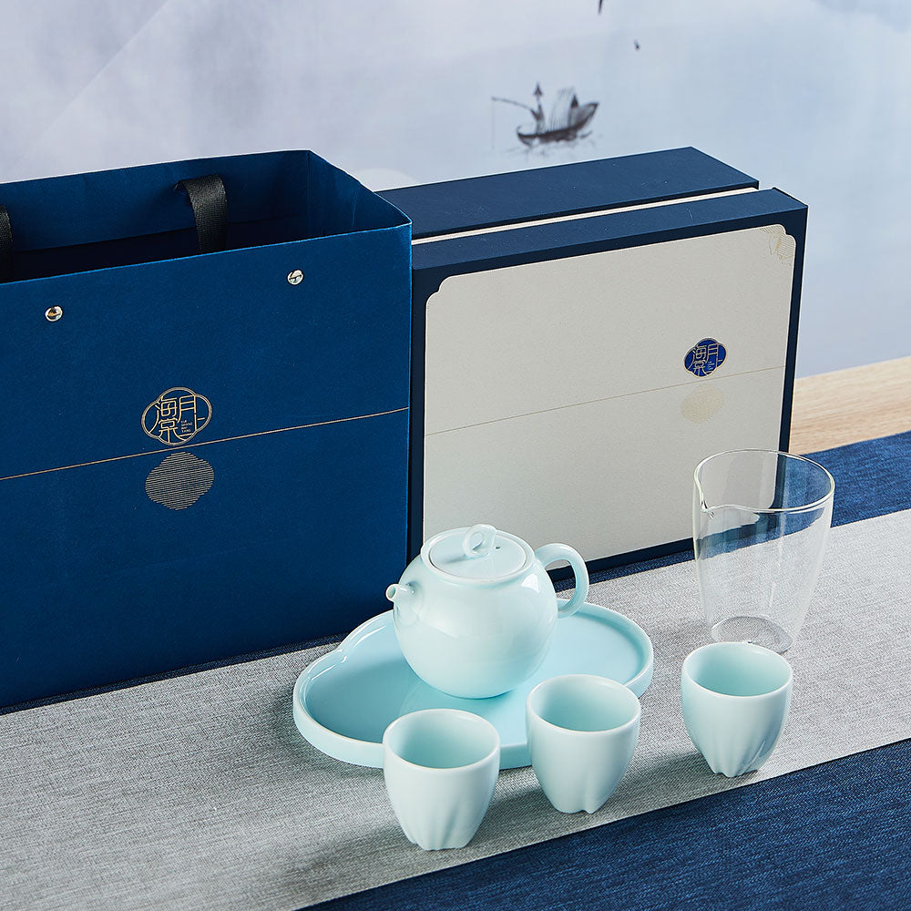 Malus Spectabilis on the Moon月上海棠 Tea Set Gift Box[TS21]