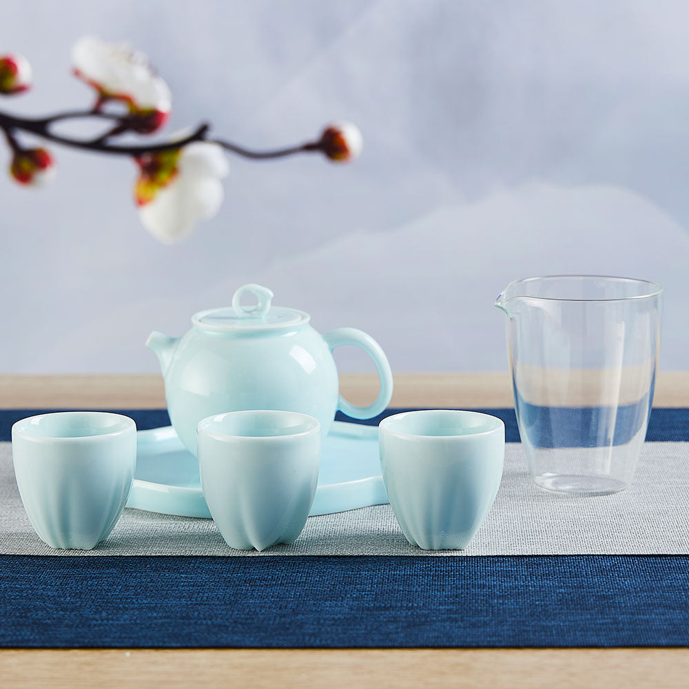 Malus Spectabilis on the Moon月上海棠 Tea Set Gift Box[TS21]