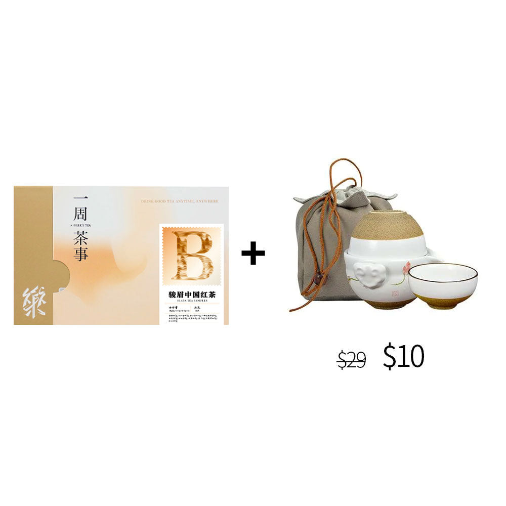 【Tea Sampler B】10 Flavors JunMei China Featured Tea Sachet Standard Collection 38g[SP02]