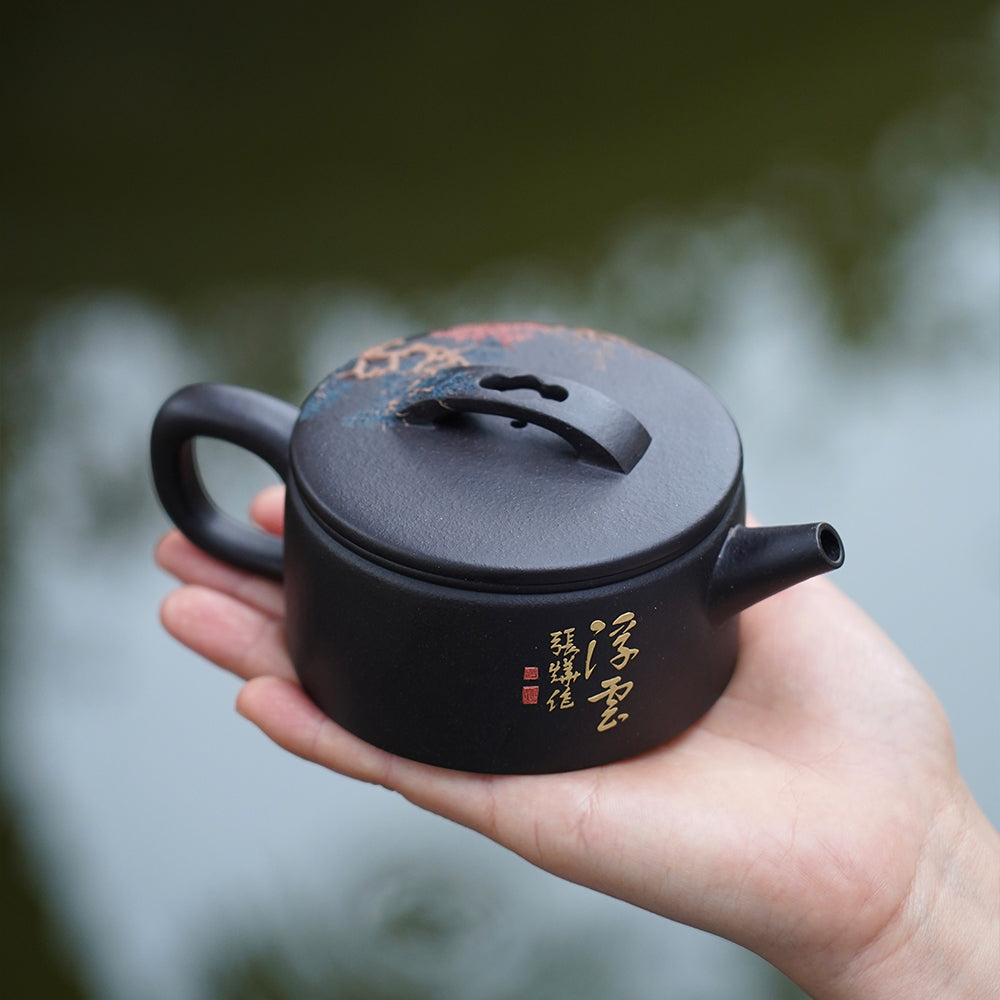 YiXing ZiSha宜兴紫砂壶 HanWa Pot 汉瓦壶 [ZS23]