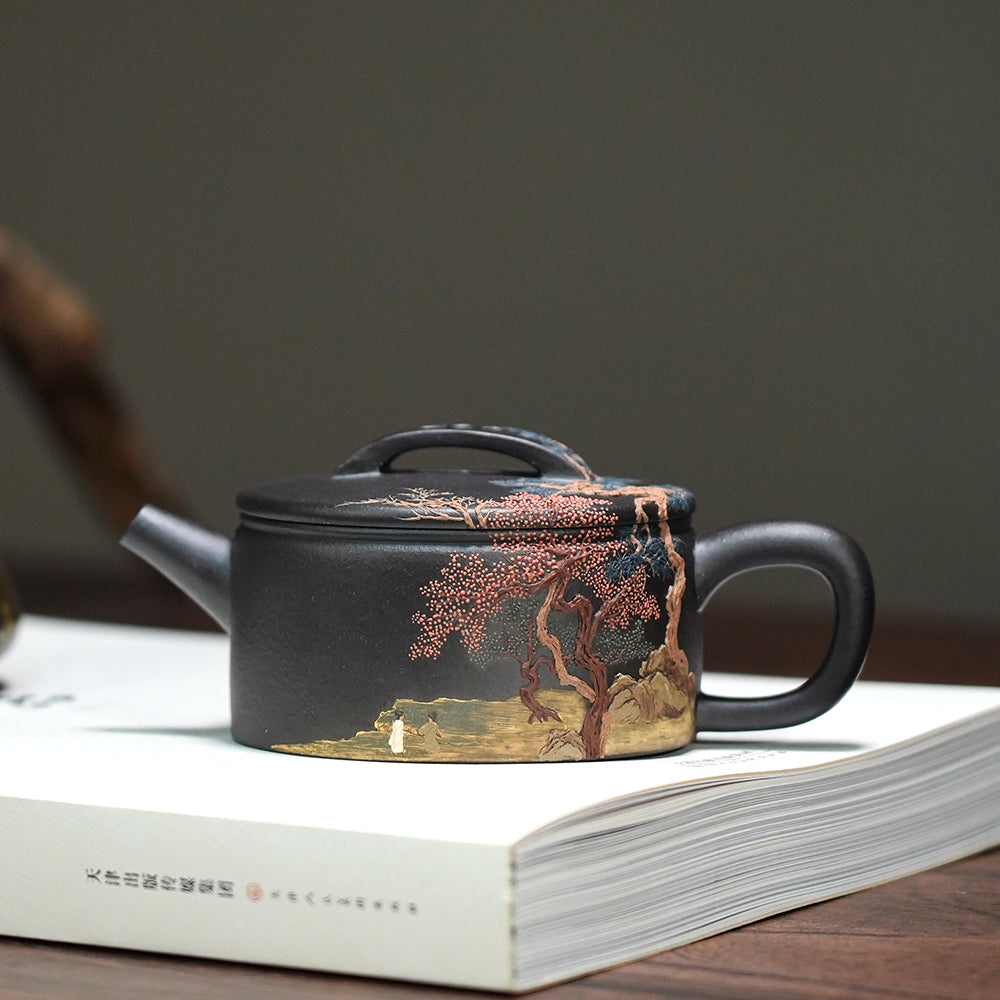 YiXing ZiSha宜兴紫砂壶 HanWa Pot 汉瓦壶 [ZS23]