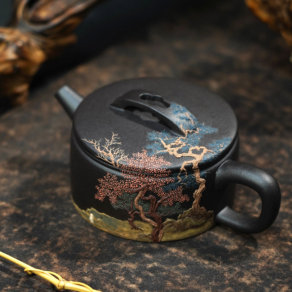 YiXing ZiSha宜兴紫砂壶 HanWa Pot 汉瓦壶 [ZS23]