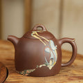 「ZhangYe（张烨）」YiXing宜兴 ZiSha-Pot QinQuan-Pot秦权壶 - Lapsangstore