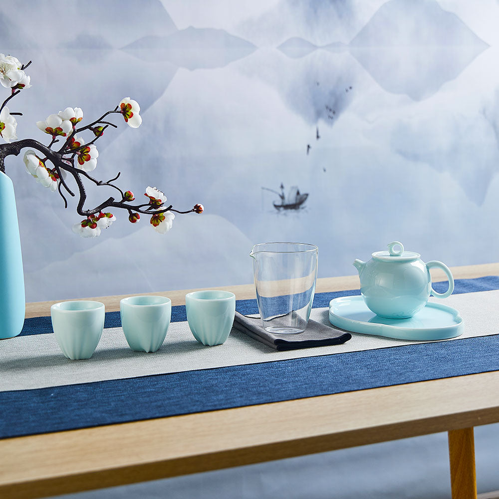 Malus Spectabilis on the Moon月上海棠 Tea Set Gift Box[TS21]