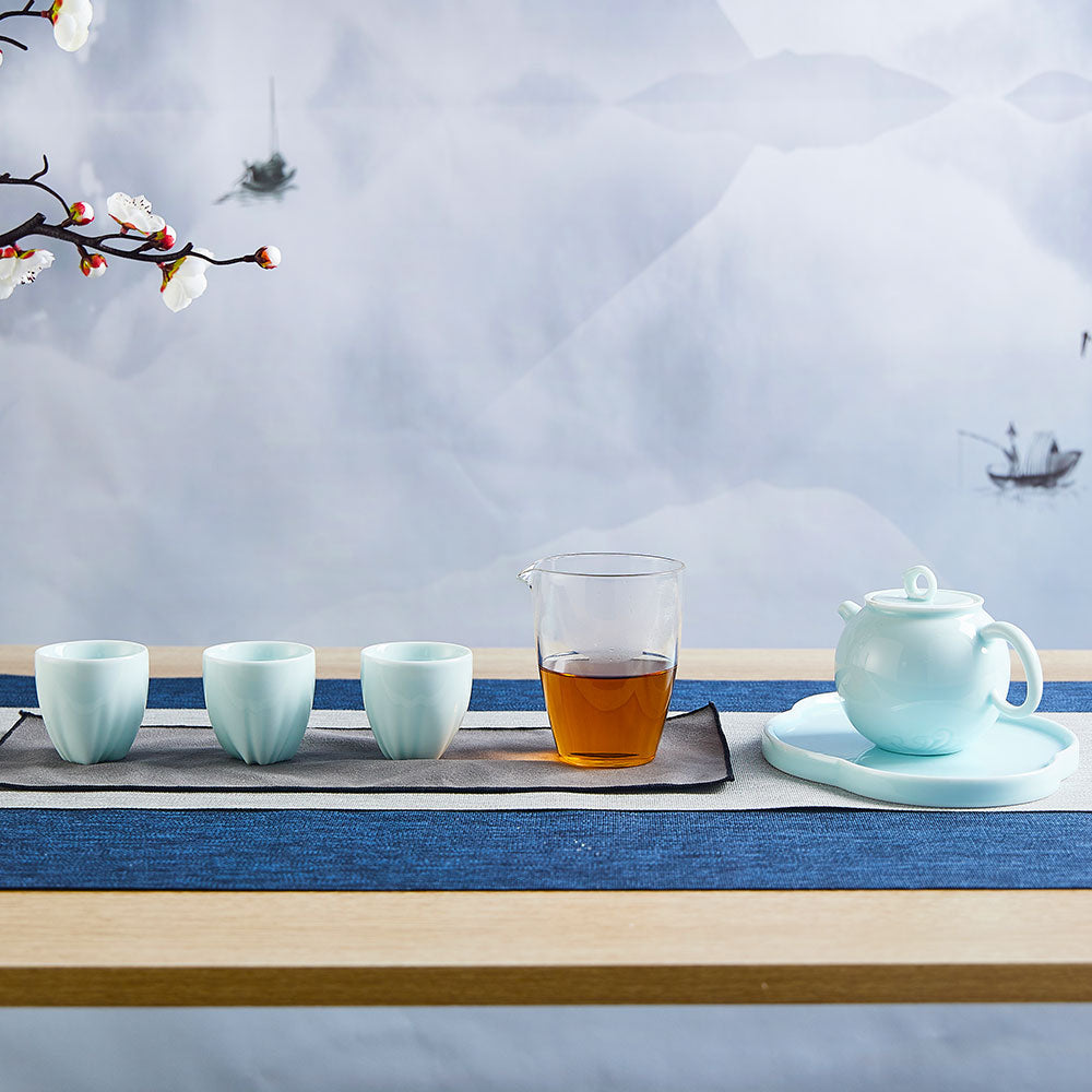 Malus Spectabilis on the Moon月上海棠 Tea Set Gift Box[TS21]