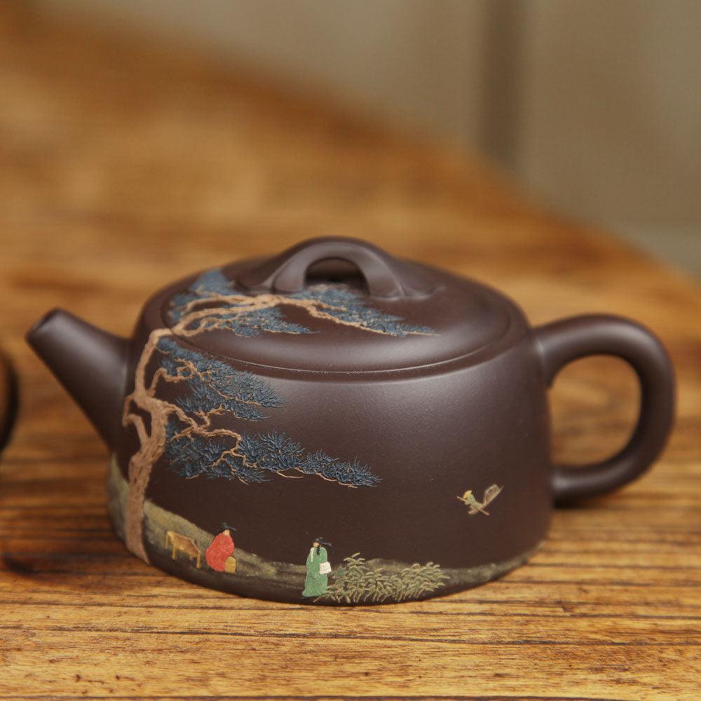 「ZhangYe（张烨）」YiXing宜兴 ZiSha-Pot ChenXinRuYi-Pot称心如意壶 - Lapsangstore