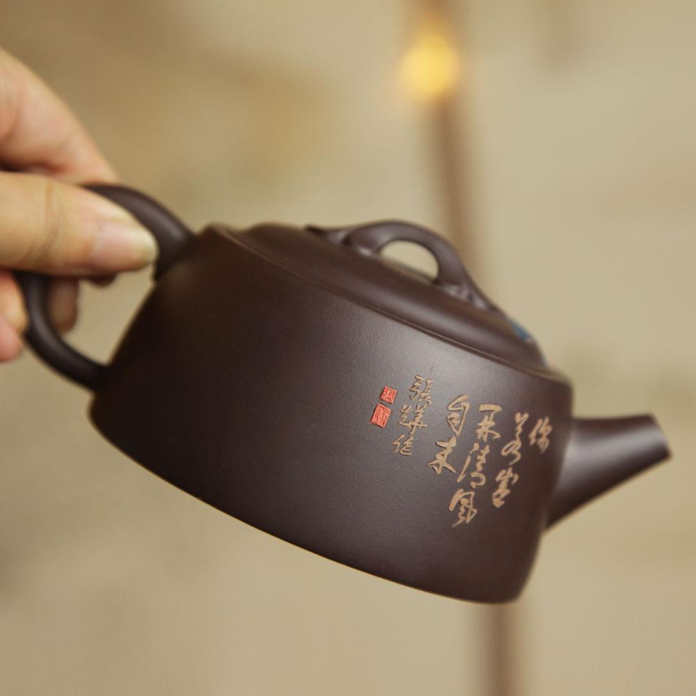 「ZhangYe（张烨）」YiXing宜兴 ZiSha-Pot ChenXinRuYi-Pot称心如意壶 - Lapsangstore