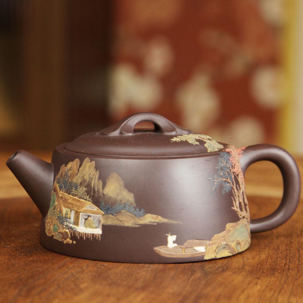 「ZhangYe（张烨）」YiXing宜兴 ZiSha-Pot ChenXinRuYi-Pot称心如意壶 - Lapsangstore