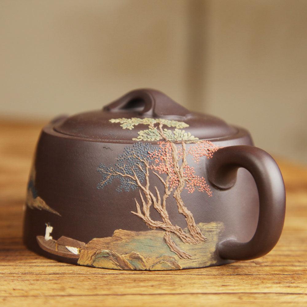 「ZhangYe（张烨）」YiXing宜兴 ZiSha-Pot ChenXinRuYi-Pot称心如意壶 - Lapsangstore