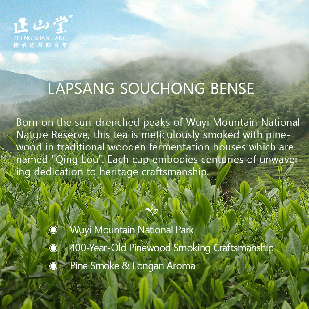 BenSe Lapsang Souchong (Light-Smoked)  Black Tea 5g Sachet[ZSY11]
