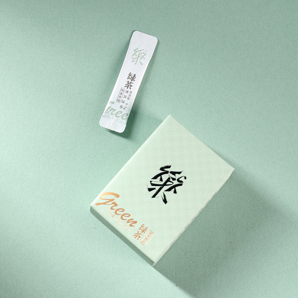 [TP02]Instant Tea Powder Black&Green&Oolong&Pu'er Tea 0.5g*20 Bags