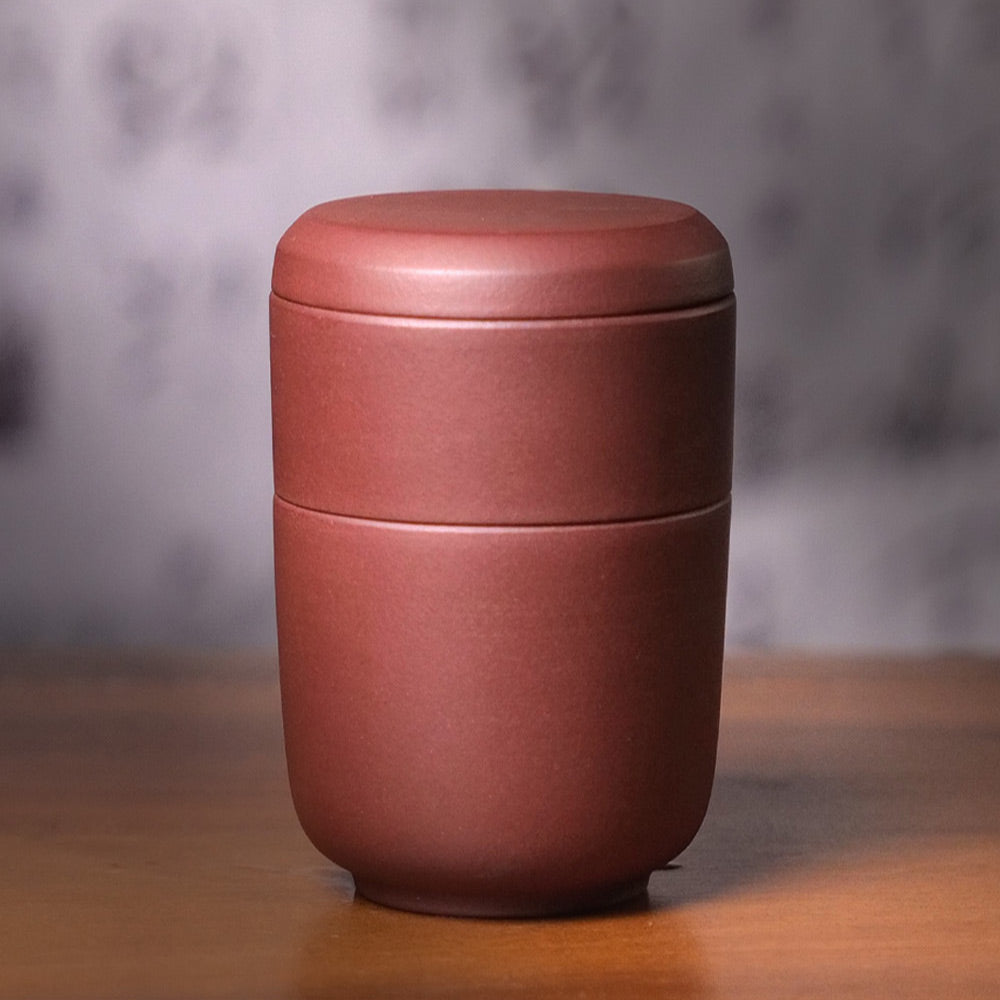 Travel&Office Zisha tea set made by Yixing purple clay 160ml[TS22]