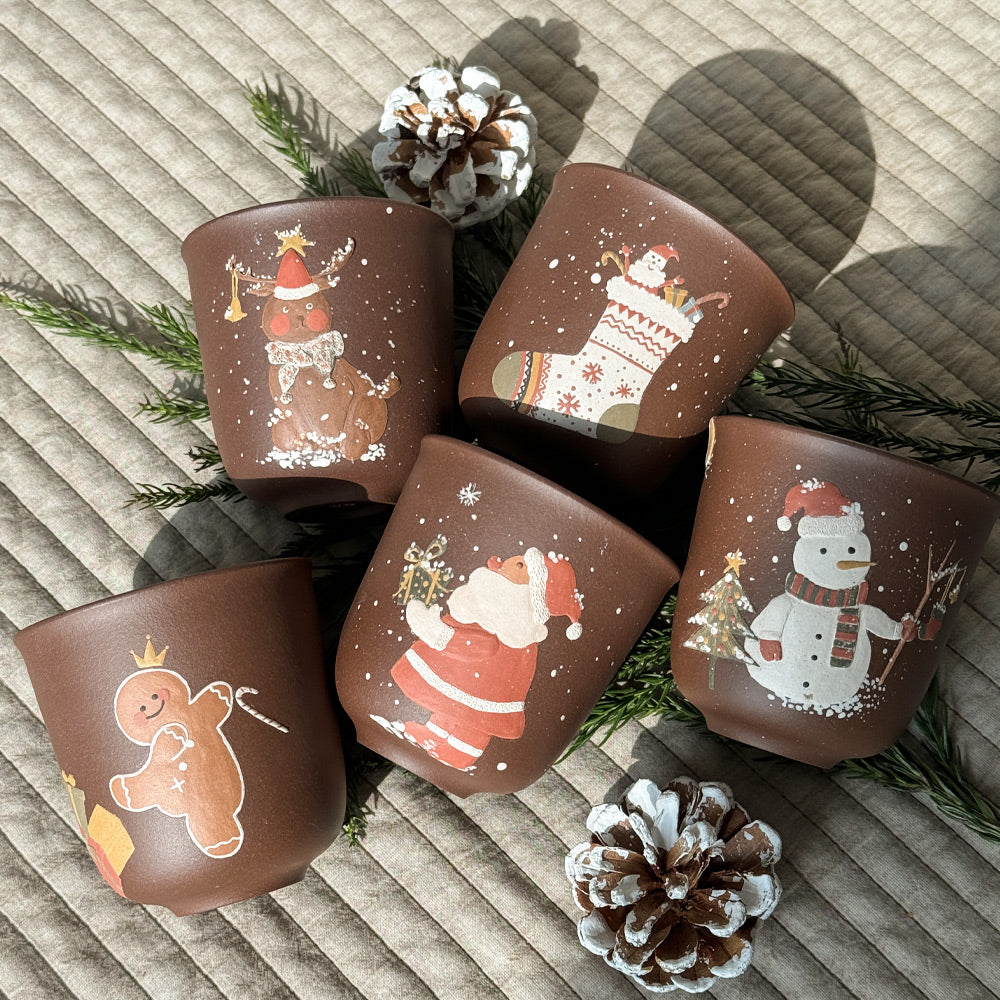 Yixing宜兴 Purple Clay 圣诞杯 Christmas Cup🎄🎁
