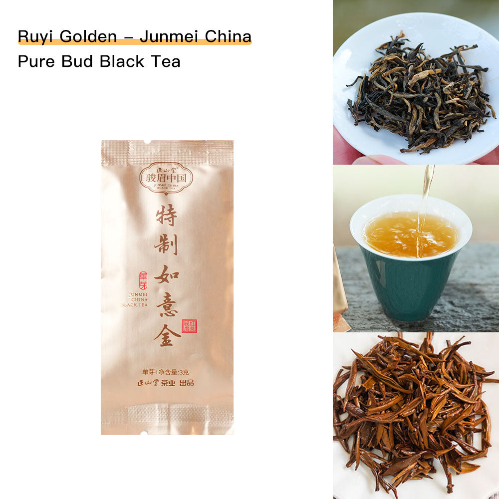 【Tea Sampler B】10 Flavors JunMei China Featured Tea Sachet Standard Collection 38g[SP02]
