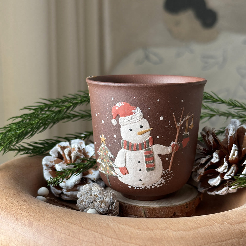 Yixing宜兴 Purple Clay 圣诞杯 Christmas Cup🎄🎁