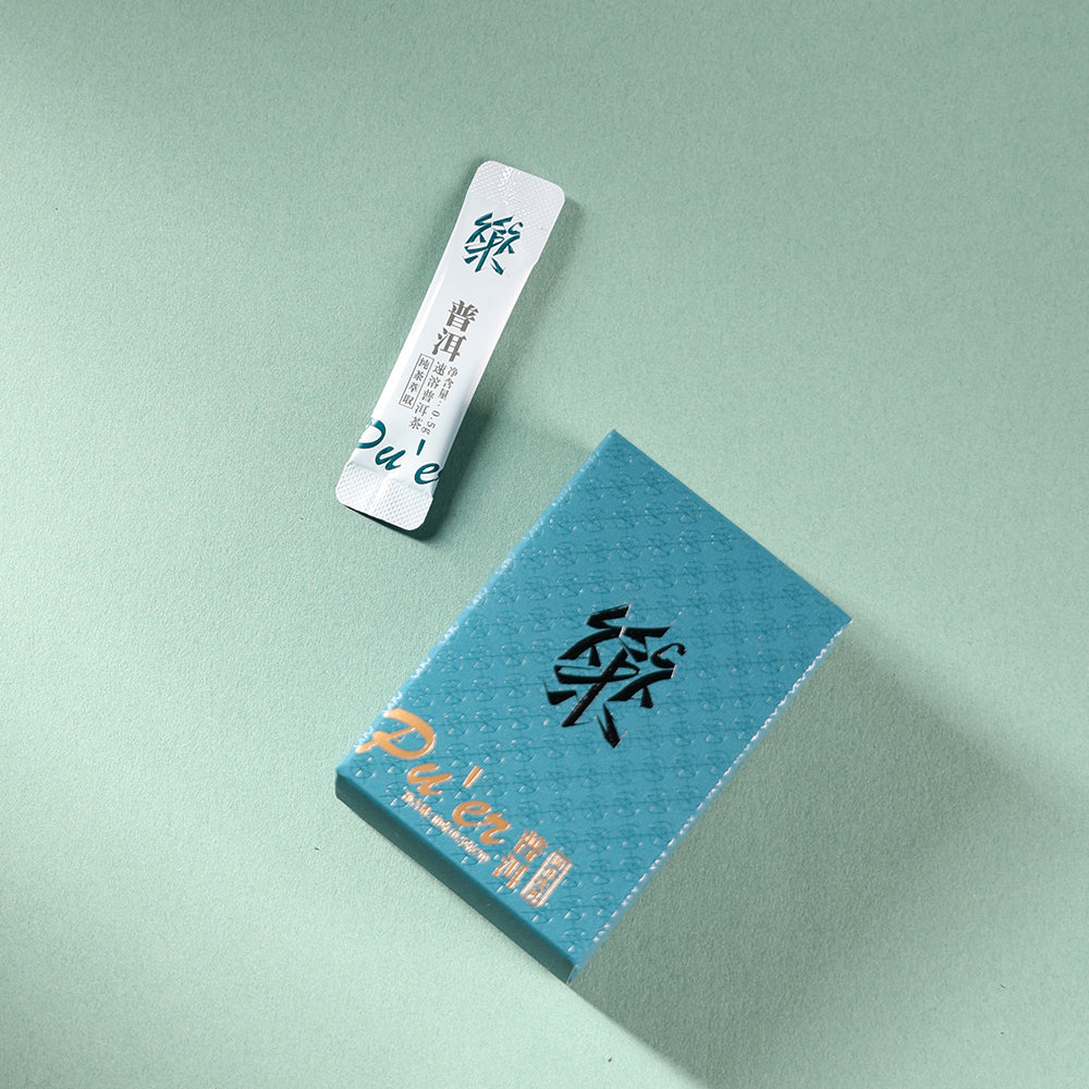 [TP02]Instant Tea Powder Black&Green&Oolong&Pu'er Tea 0.5g*20 Bags
